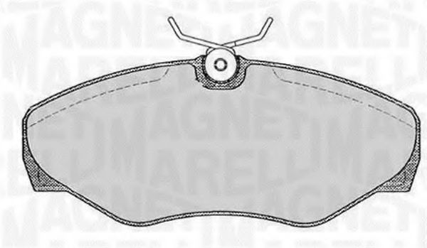 MAGNETI MARELLI 363916060371 Тормозные колодки для RENAULT TRAFIC II (Рено Трафик 2) MAGNETI MARELLI 363916060371 Тормозные колодки для RENAULT TRAFIC II (Рено Трафик 2)
