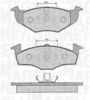 MAGNETI MARELLI 363916060391 Тормозные колодки для SEAT TOLEDO (Сеат Толэдо) MAGNETI MARELLI 363916060391 Тормозные колодки для SEAT TOLEDO (Сеат Толэдо)