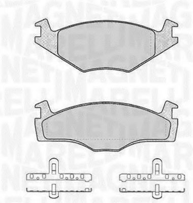 MAGNETI MARELLI 363916060392 Тормозные колодки для VOLKSWAGEN CADDY I (Фольксваген Cаддъ и) MAGNETI MARELLI 363916060392 Тормозные колодки для VOLKSWAGEN CADDY I (Фольксваген Cаддъ и)