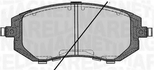 MAGNETI MARELLI 363916060399 Тормозные колодки для SUBARU LIBERTY III (Субару Либэртъ 3) MAGNETI MARELLI 363916060399 Тормозные колодки для SUBARU LIBERTY III (Субару Либэртъ 3)
