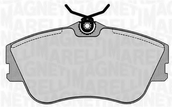 MAGNETI MARELLI 363916060417 Тормозные колодки для VOLKSWAGEN (Фольксваген) MAGNETI MARELLI 363916060417 Тормозные колодки для VOLKSWAGEN (Фольксваген)