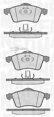 MAGNETI MARELLI 363916060419 Тормозные колодки для VOLKSWAGEN (Фольксваген) MAGNETI MARELLI 363916060419 Тормозные колодки для VOLKSWAGEN (Фольксваген)