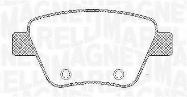 MAGNETI MARELLI 363916060441 Тормозные колодки для VOLKSWAGEN (Фольксваген) MAGNETI MARELLI 363916060441 Тормозные колодки для VOLKSWAGEN (Фольксваген)