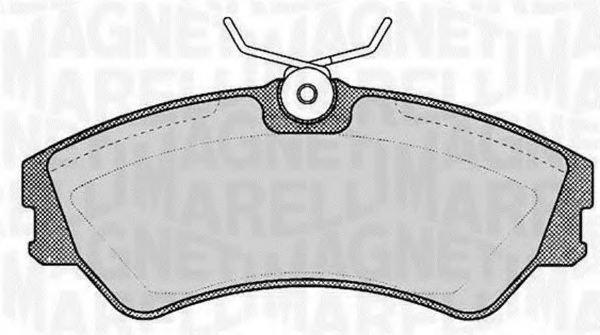MAGNETI MARELLI 363916060488 Тормозные колодки для VOLKSWAGEN (Фольксваген) MAGNETI MARELLI 363916060488 Тормозные колодки для VOLKSWAGEN (Фольксваген)