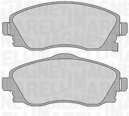 MAGNETI MARELLI 363916060551 Тормозные колодки для OPEL VITA C (Опель Vита c) MAGNETI MARELLI 363916060551 Тормозные колодки для OPEL VITA C (Опель Vита c)