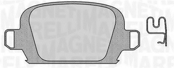 MAGNETI MARELLI 363916060552 Тормозные колодки для OPEL VITA C (Опель Vита c) MAGNETI MARELLI 363916060552 Тормозные колодки для OPEL VITA C (Опель Vита c)