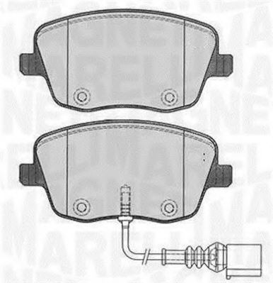 MAGNETI MARELLI 363916060576 Тормозные колодки для SKODA ROOMSTER (Шкода Румстер) MAGNETI MARELLI 363916060576 Тормозные колодки для SKODA ROOMSTER (Шкода Румстер)