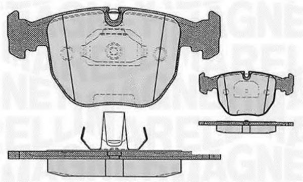 MAGNETI MARELLI 363916060579 Тормозные колодки для BMW (Бмв) MAGNETI MARELLI 363916060579 Тормозные колодки для BMW (Бмв)