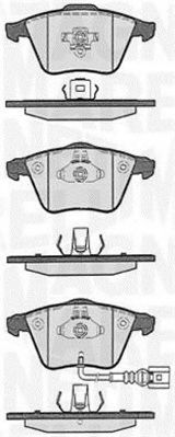 MAGNETI MARELLI 363916060606 Тормозные колодки для VOLKSWAGEN CC (Фольксваген Cc) MAGNETI MARELLI 363916060606 Тормозные колодки для VOLKSWAGEN CC (Фольксваген Cc)