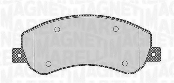 MAGNETI MARELLI 363916060645 Тормозные колодки для VOLKSWAGEN AMAROK (Фольксваген Амарок) MAGNETI MARELLI 363916060645 Тормозные колодки для VOLKSWAGEN AMAROK (Фольксваген Амарок)