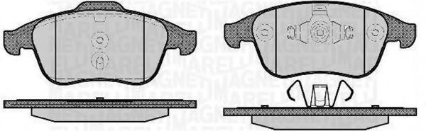 MAGNETI MARELLI 363916060672 Тормозные колодки для RENAULT GRAN III (Рено Гран 3) MAGNETI MARELLI 363916060672 Тормозные колодки для RENAULT GRAN III (Рено Гран 3)