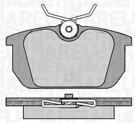 MAGNETI MARELLI 363916060783 Тормозные колодки для FIAT TEMPRA (Фиат Тэмпра) MAGNETI MARELLI 363916060783 Тормозные колодки для FIAT TEMPRA (Фиат Тэмпра)