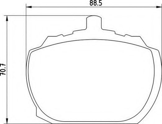 MAGNETI MARELLI 363700200571 Тормозные колодки для ROVER 2000-3500 (Ровер 2000-3500) MAGNETI MARELLI 363700200571 Тормозные колодки для ROVER 2000-3500 (Ровер 2000-3500)