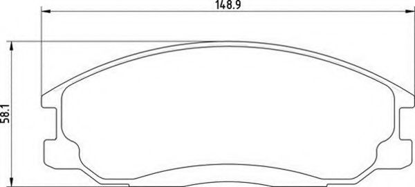 MAGNETI MARELLI 363710201307 Тормозные колодки для SSANGYONG KYRON (Сан-янг/санянг Кайрон) MAGNETI MARELLI 363710201307 Тормозные колодки для SSANGYONG KYRON (Сан-янг/санянг Кайрон)