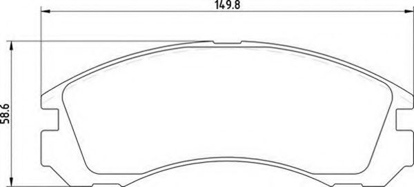 MAGNETI MARELLI 363700203025 Тормозные колодки для MITSUBISHI COLT/RODEO (Митсубиши/митсубиси Cолт/родэо) MAGNETI MARELLI 363700203025 Тормозные колодки для MITSUBISHI COLT/RODEO (Митсубиши/митсубиси Cолт/родэо)