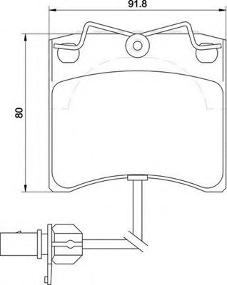 MAGNETI MARELLI 363700205129 Тормозные колодки для VOLKSWAGEN (Фольксваген) MAGNETI MARELLI 363700205129 Тормозные колодки для VOLKSWAGEN (Фольксваген)