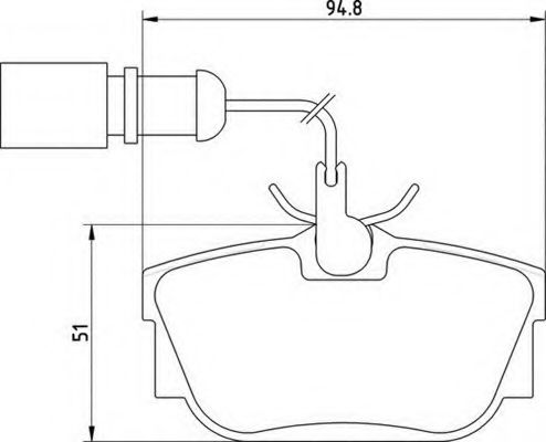 MAGNETI MARELLI 363710205135 Тормозные колодки для VOLKSWAGEN T4 CARAVELLE (Фольксваген Т4 cараvэллэ) MAGNETI MARELLI 363710205135 Тормозные колодки для VOLKSWAGEN T4 CARAVELLE (Фольксваген Т4 cараvэллэ)
