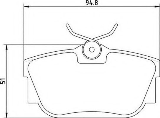MAGNETI MARELLI 363700205137 Тормозные колодки для VOLKSWAGEN (Фольксваген) MAGNETI MARELLI 363700205137 Тормозные колодки для VOLKSWAGEN (Фольксваген)