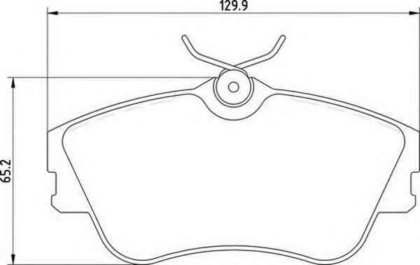 MAGNETI MARELLI 363700205140 Тормозные колодки для VOLKSWAGEN (Фольксваген) MAGNETI MARELLI 363700205140 Тормозные колодки для VOLKSWAGEN (Фольксваген)