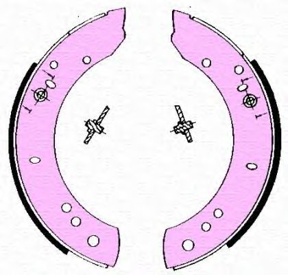 MAGNETI MARELLI 360219192107 Тормозные колодки 