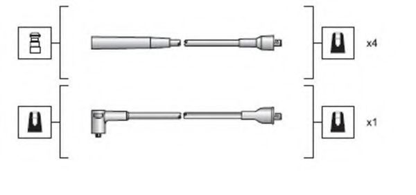 MAGNETI MARELLI 941318111116 Комплект проводов зажигания для TOYOTA CELICA (Тойота/тоета Cэлиcа) MAGNETI MARELLI 941318111116 Комплект проводов зажигания для TOYOTA CELICA (Тойота/тоета Cэлиcа)