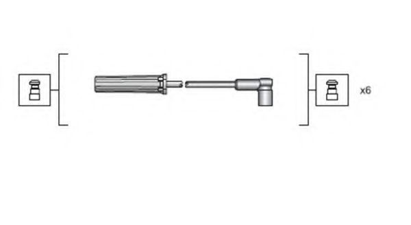 MAGNETI MARELLI 941318111143 Комплект проводов зажигания для CHEVROLET LUMINA APV (Шевроле Лумина апv) MAGNETI MARELLI 941318111143 Комплект проводов зажигания для CHEVROLET LUMINA APV (Шевроле Лумина апv)