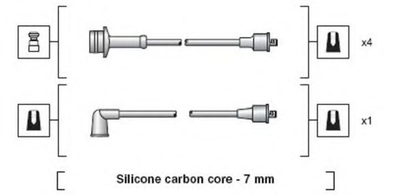 MAGNETI MARELLI 941318111175 Комплект проводов зажигания для TOYOTA COROLLA (Тойота/тоета Cоролла) MAGNETI MARELLI 941318111175 Комплект проводов зажигания для TOYOTA COROLLA (Тойота/тоета Cоролла)