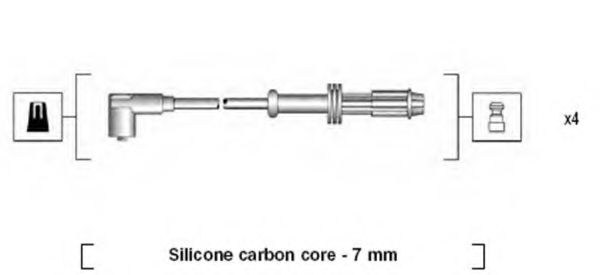 MAGNETI MARELLI 941135130701 Комплект проводов зажигания для PEUGEOT 309 II (Пежо 309 2) MAGNETI MARELLI 941135130701 Комплект проводов зажигания для PEUGEOT 309 II (Пежо 309 2)