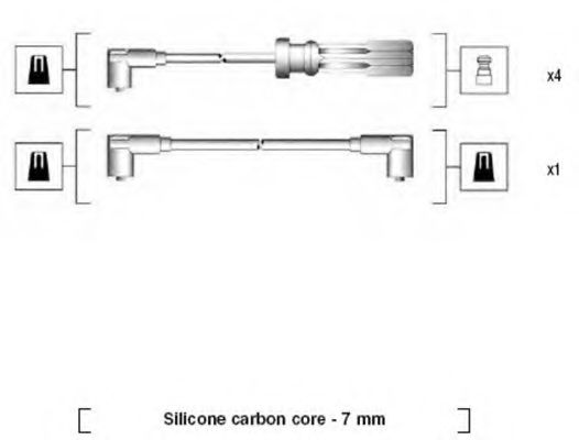 MAGNETI MARELLI 941215100795 Комплект проводов зажигания для VOLVO 960 (Вольво 960) MAGNETI MARELLI 941215100795 Комплект проводов зажигания для VOLVO 960 (Вольво 960)
