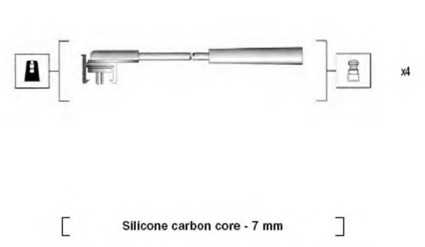MAGNETI MARELLI 941325060899 Комплект проводов зажигания для FORD KA (Форд Ка) MAGNETI MARELLI 941325060899 Комплект проводов зажигания для FORD KA (Форд Ка)