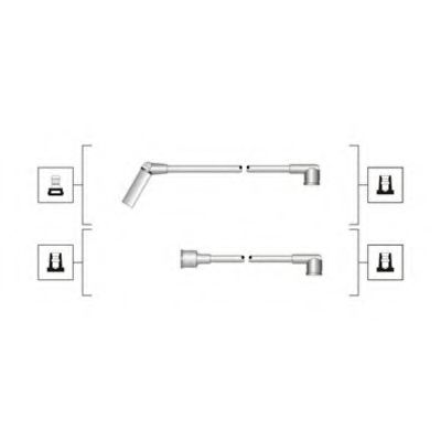 MAGNETI MARELLI 941319170091 Комплект проводов зажигания для HYUNDAI H100 (Хендай Х100) MAGNETI MARELLI 941319170091 Комплект проводов зажигания для HYUNDAI H100 (Хендай Х100)