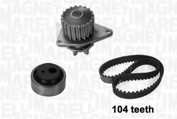 MAGNETI MARELLI 341401930001 Комплект ремня ГРМ для PEUGEOT 106 II (Пежо 106 2) MAGNETI MARELLI 341401930001 Комплект ремня ГРМ для PEUGEOT 106 II (Пежо 106 2)