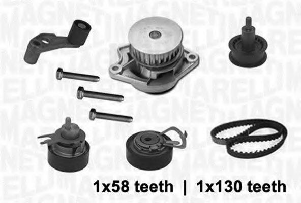 MAGNETI MARELLI 341403680001 Комплект ремня ГРМ для SEAT IBIZA V (Сеат Ибица 5) MAGNETI MARELLI 341403680001 Комплект ремня ГРМ для SEAT IBIZA V (Сеат Ибица 5)