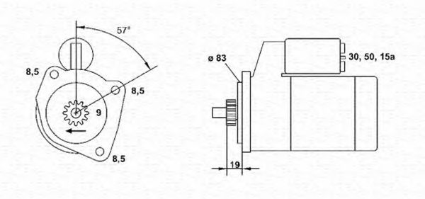 MAGNETI MARELLI 943251431010 Стартер для VOLKSWAGEN JETTA II (Фольксваген Жэтта 2) MAGNETI MARELLI 943251431010 Стартер для VOLKSWAGEN JETTA II (Фольксваген Жэтта 2)