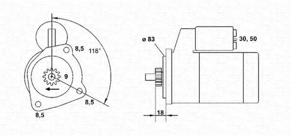 MAGNETI MARELLI 943251619010 Стартер для VOLKSWAGEN CORSAR (Фольксваген Cорсар) MAGNETI MARELLI 943251619010 Стартер для VOLKSWAGEN CORSAR (Фольксваген Cорсар)