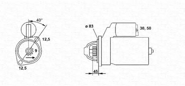 MAGNETI MARELLI 943251701010 Стартер для VOLKSWAGEN VANAGON III (Фольксваген Vанагон 3) MAGNETI MARELLI 943251701010 Стартер для VOLKSWAGEN VANAGON III (Фольксваген Vанагон 3)