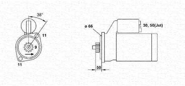 MAGNETI MARELLI 943253107010 Стартер для VOLKSWAGEN POLO (Фольксваген Поло) MAGNETI MARELLI 943253107010 Стартер для VOLKSWAGEN POLO (Фольксваген Поло)