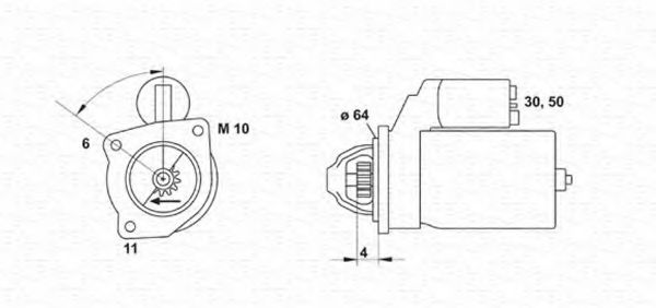 MAGNETI MARELLI 943253113010 Стартер для RENAULT LUTECIA II (Рено Лутэcиа 2) MAGNETI MARELLI 943253113010 Стартер для RENAULT LUTECIA II (Рено Лутэcиа 2)