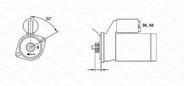 MAGNETI MARELLI 943253211010 Стартер 