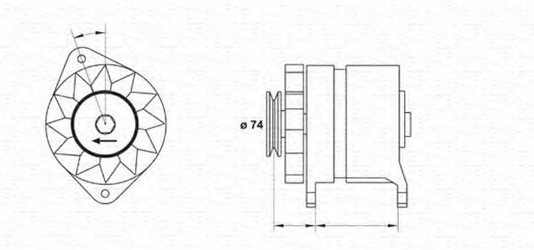 MAGNETI MARELLI 943346050010 Генератор для DAIHATSU (Дайхатсу) MAGNETI MARELLI 943346050010 Генератор для DAIHATSU (Дайхатсу)