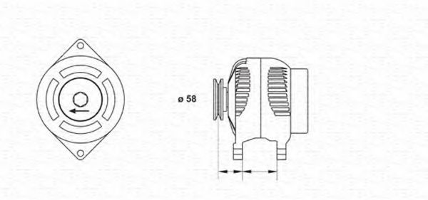 MAGNETI MARELLI 943346053010 Генератор для SUBARU JUSTY II (Субару Жустъ 2) MAGNETI MARELLI 943346053010 Генератор для SUBARU JUSTY II (Субару Жустъ 2)