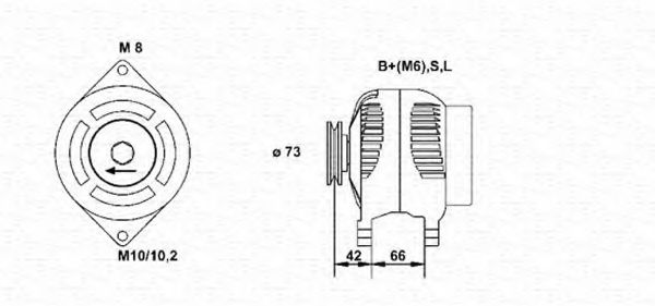 MAGNETI MARELLI 943346133010 Генератор для MAZDA 323 ASTINA IV (Мазда 323 астина 4) MAGNETI MARELLI 943346133010 Генератор для MAZDA 323 ASTINA IV (Мазда 323 астина 4)