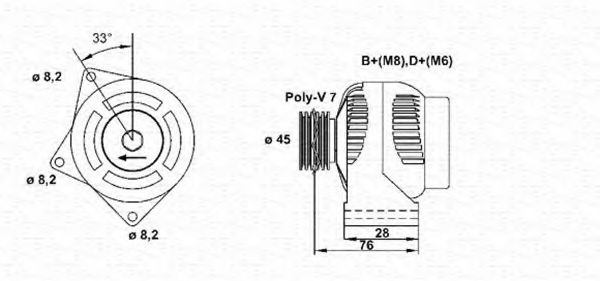MAGNETI MARELLI 943355010010 Генератор для BMW 7 (Бмв 7) MAGNETI MARELLI 943355010010 Генератор для BMW 7 (Бмв 7)