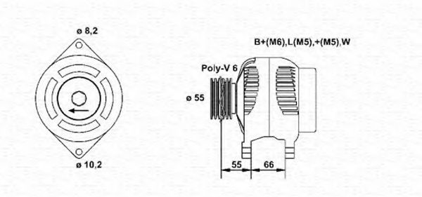 MAGNETI MARELLI 943355024010 Генератор для RENAULT LUTECIA I (Рено Лутэcиа и) MAGNETI MARELLI 943355024010 Генератор для RENAULT LUTECIA I (Рено Лутэcиа и)