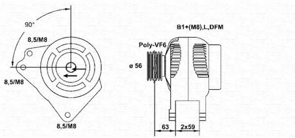 MAGNETI MARELLI 943355139010 Генератор для SEAT ALHAMBRA (Сеат Альхамбра) MAGNETI MARELLI 943355139010 Генератор для SEAT ALHAMBRA (Сеат Альхамбра)