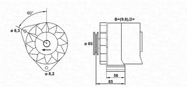 MAGNETI MARELLI 943356447010 Генератор для VOLKSWAGEN LT 28-35 I (Фольксваген Лт 28-35 и) MAGNETI MARELLI 943356447010 Генератор для VOLKSWAGEN LT 28-35 I (Фольксваген Лт 28-35 и)