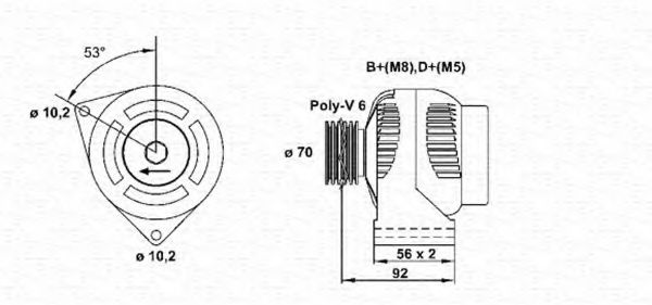 MAGNETI MARELLI 943356577010 Генератор для FIAT SCUDO NATO (Фиат Сcудо нато) MAGNETI MARELLI 943356577010 Генератор для FIAT SCUDO NATO (Фиат Сcудо нато)