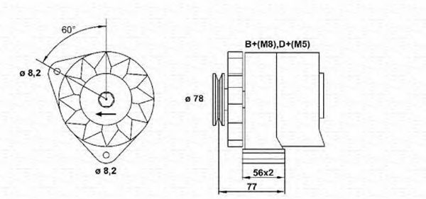 MAGNETI MARELLI 943356656010 Генератор для BMW 3 (Бмв 3) MAGNETI MARELLI 943356656010 Генератор для BMW 3 (Бмв 3)