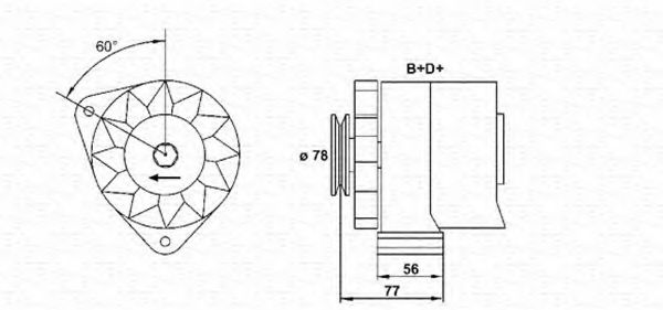MAGNETI MARELLI 943356725010 Генератор для BMW 5 (Бмв 5) MAGNETI MARELLI 943356725010 Генератор для BMW 5 (Бмв 5)