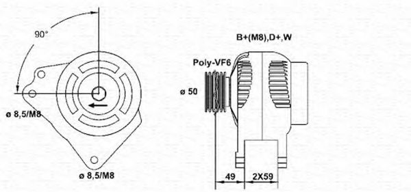MAGNETI MARELLI 943356794010 Генератор для SEAT ALHAMBRA (Сеат Альхамбра) MAGNETI MARELLI 943356794010 Генератор для SEAT ALHAMBRA (Сеат Альхамбра)
